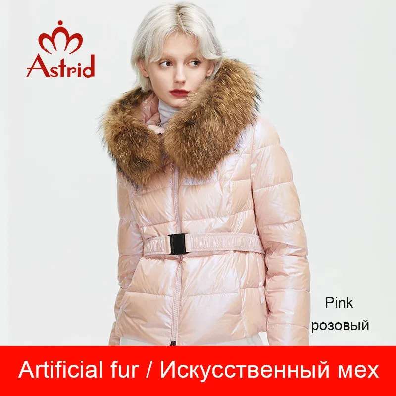 Dicke Parka Kurzjacke mit Kapuze