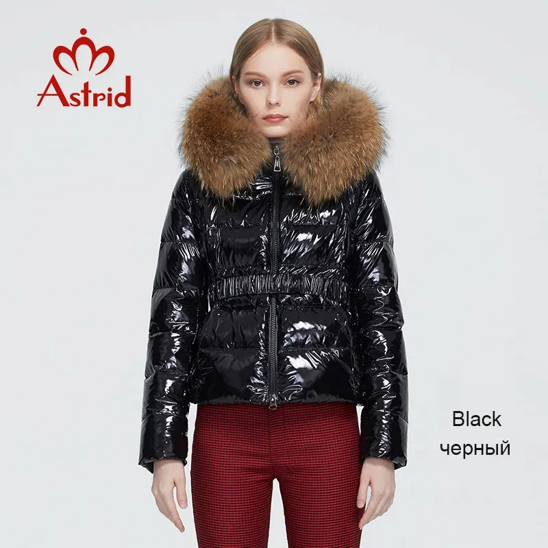 Dicke Parka Kurzjacke mit Kapuze
