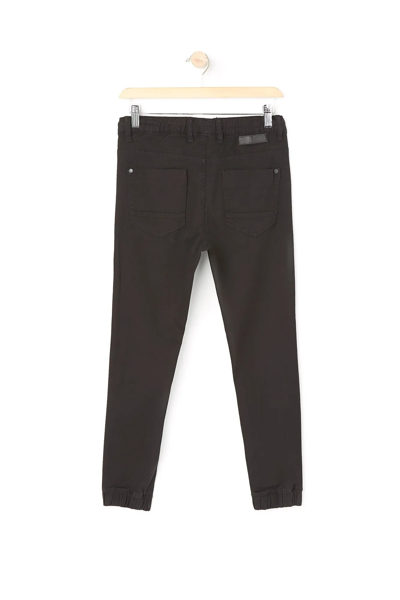 DNM Works Youth Black Drawstring Cuff Jogger