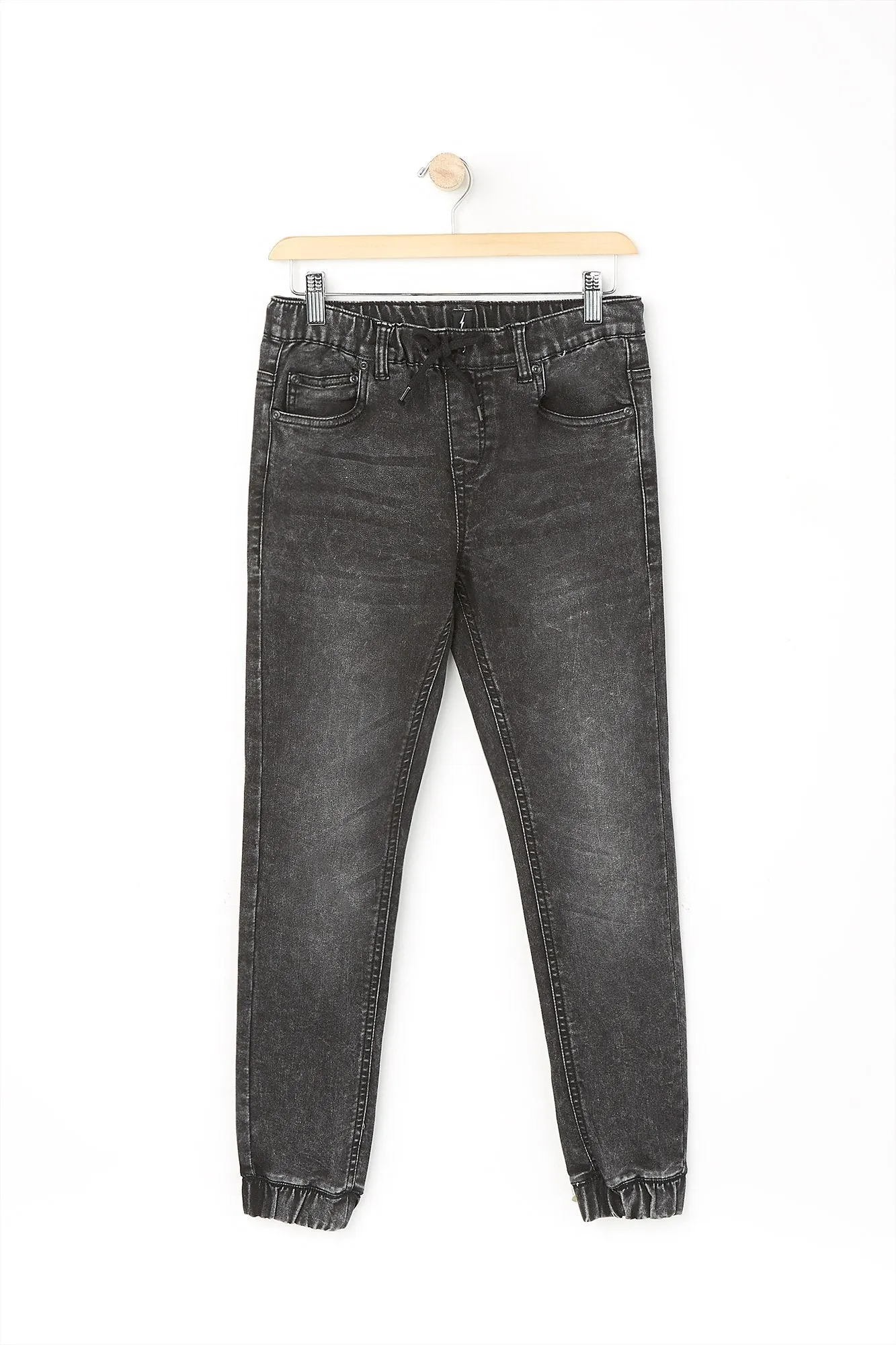 DNM Works Youth Charcoal Denim Jagger Jogger