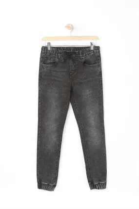 DNM Works Youth Charcoal Denim Jagger Jogger
