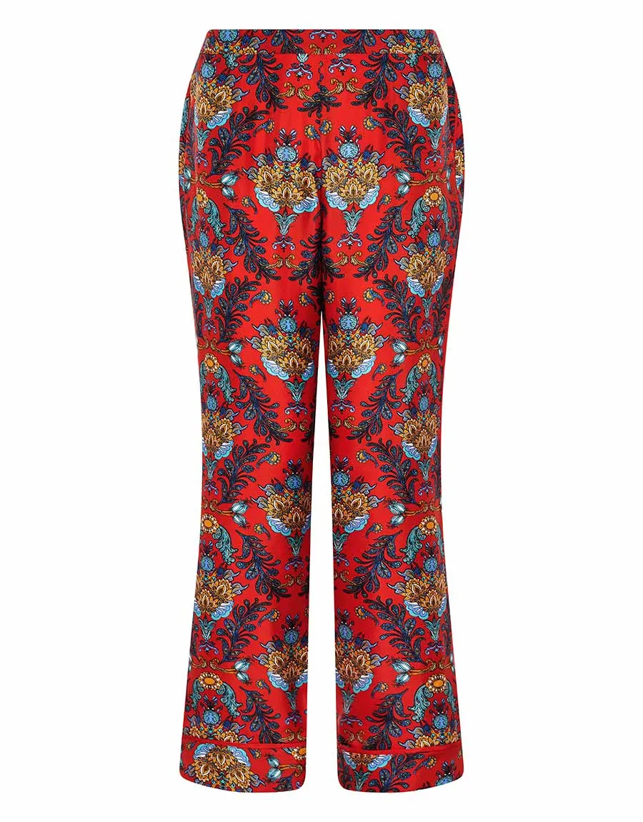Eden Twill Trouser - Regina Red - SALE