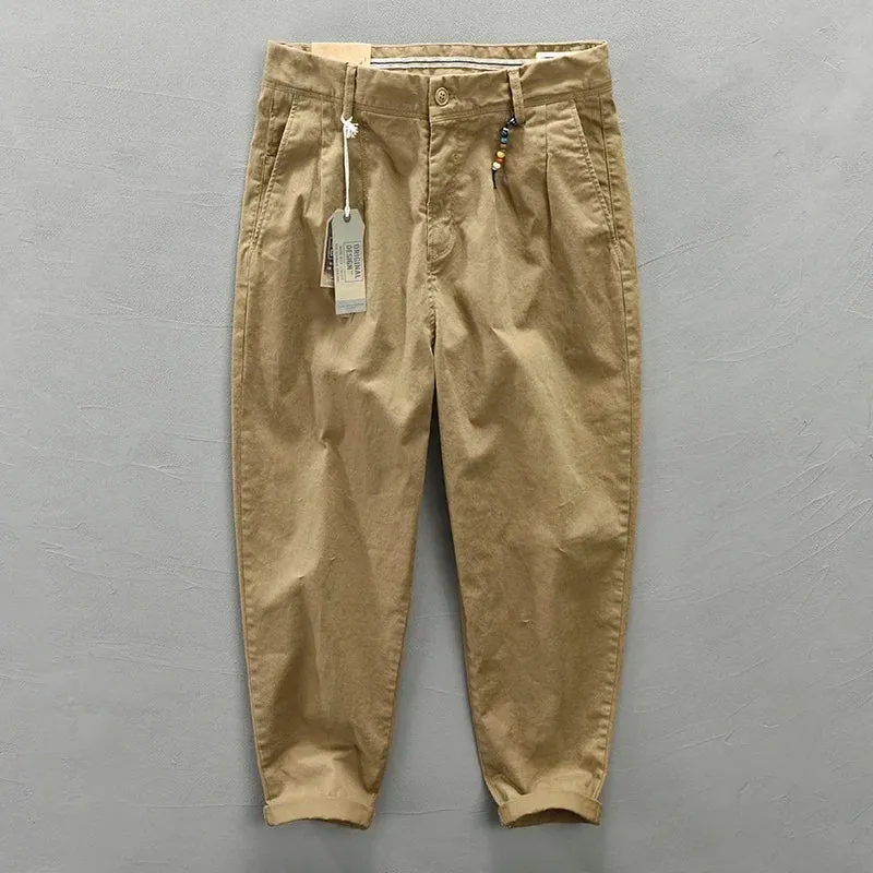 Elian | Tapered Cotton Pants