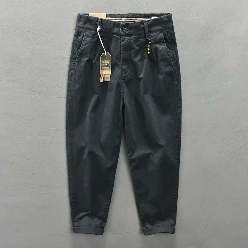 Elian | Tapered Cotton Pants