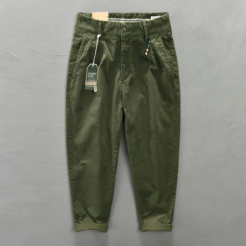Elian | Tapered Cotton Pants