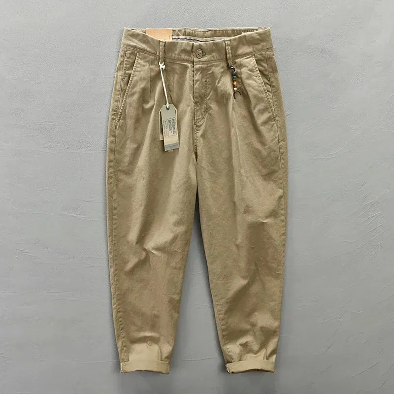 Elian | Tapered Cotton Pants