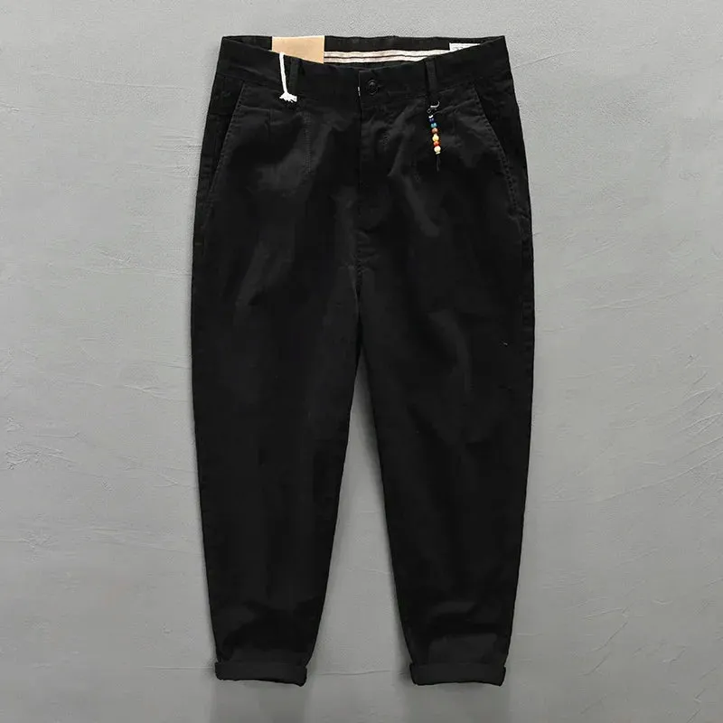 Elian | Tapered Cotton Pants
