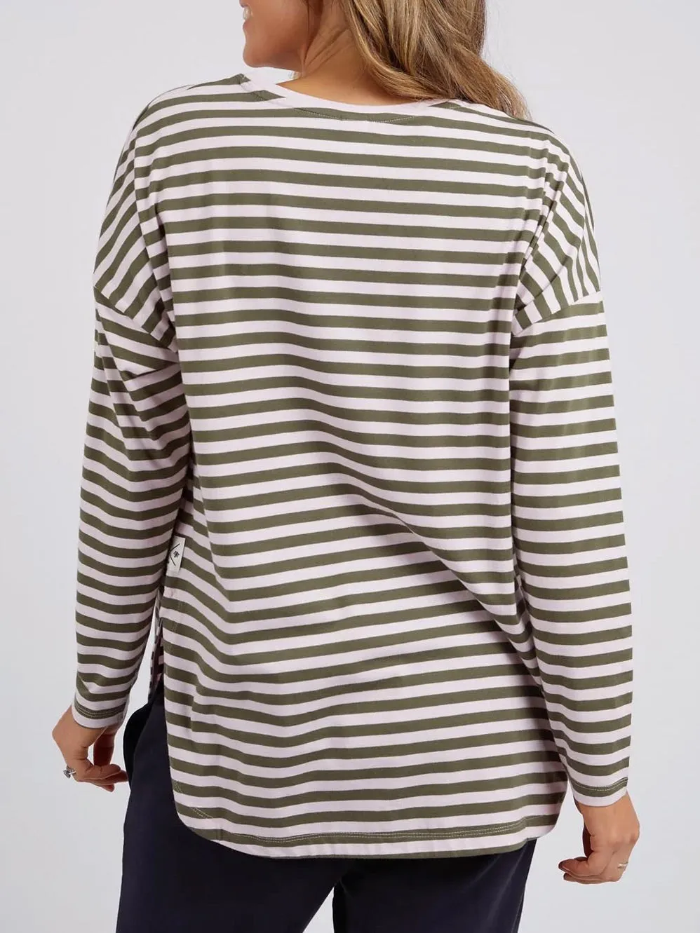 ELM LAUREN LONG SLEEVE STRIPE TEE