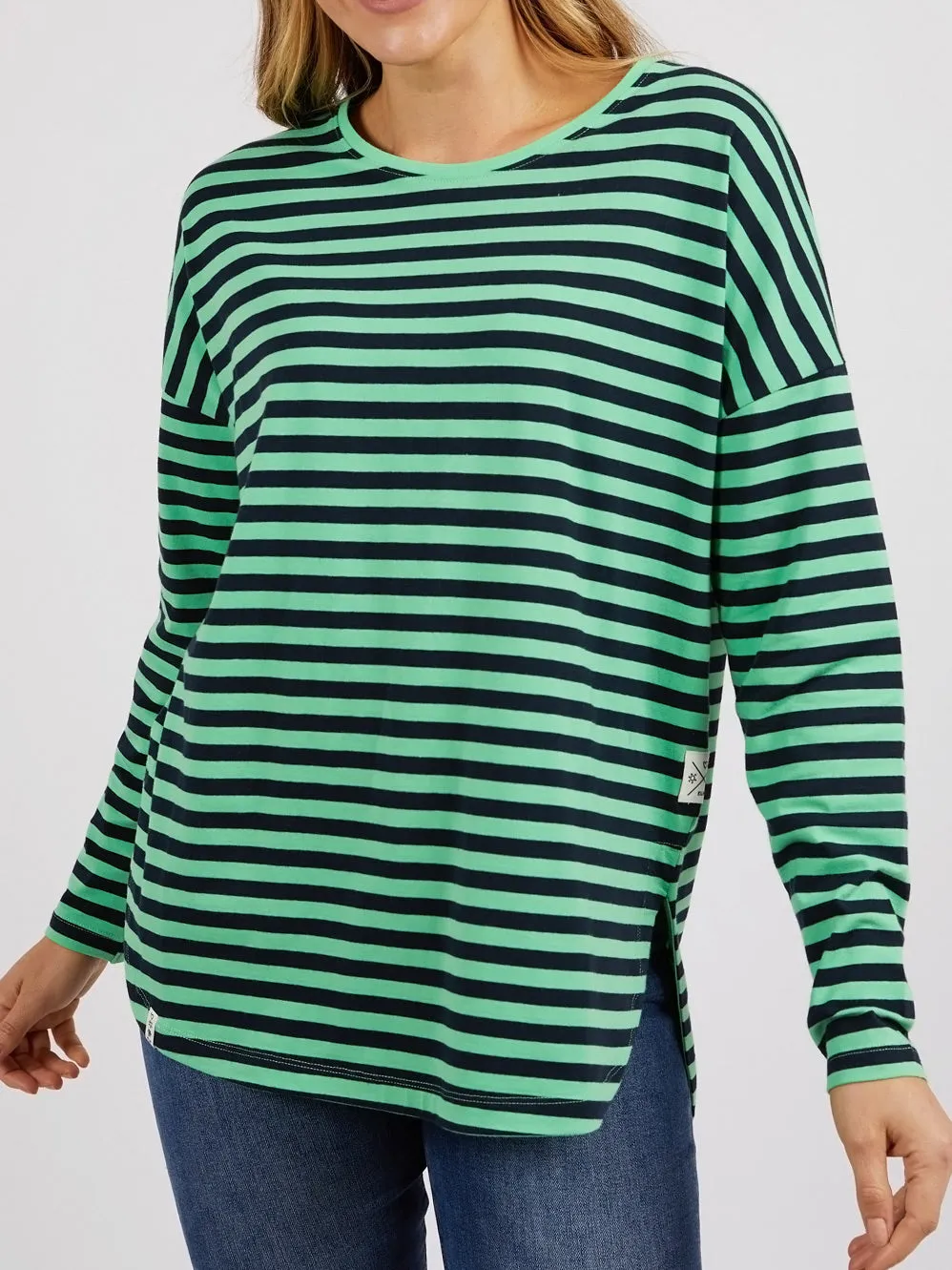 ELM LAUREN LONG SLEEVE STRIPE TEE