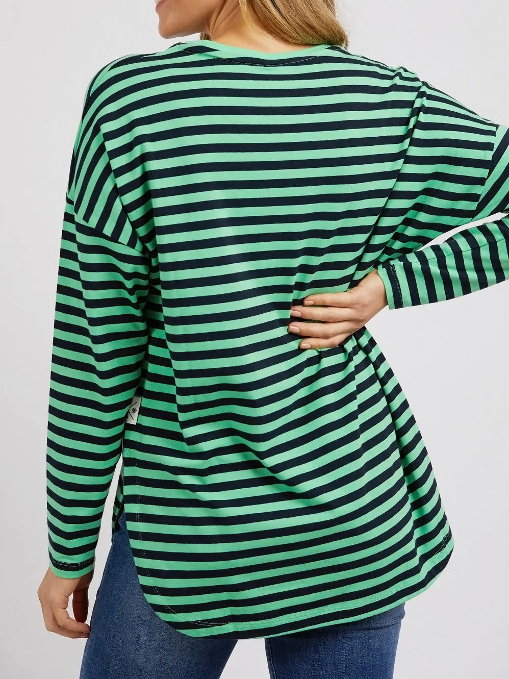 ELM LAUREN LONG SLEEVE STRIPE TEE