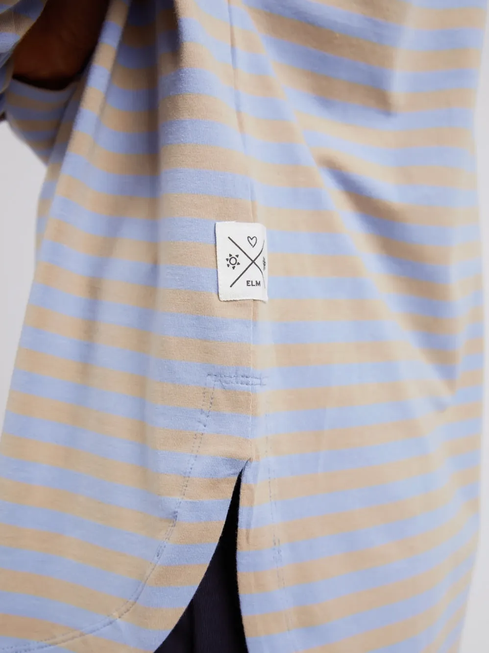 ELM LAUREN LONG SLEEVE STRIPE TEE