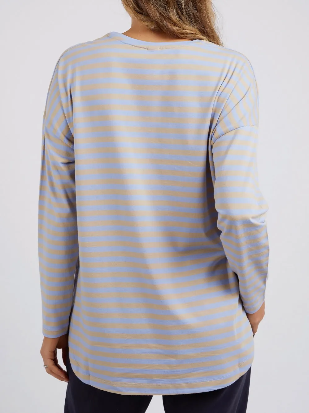 ELM LAUREN LONG SLEEVE STRIPE TEE