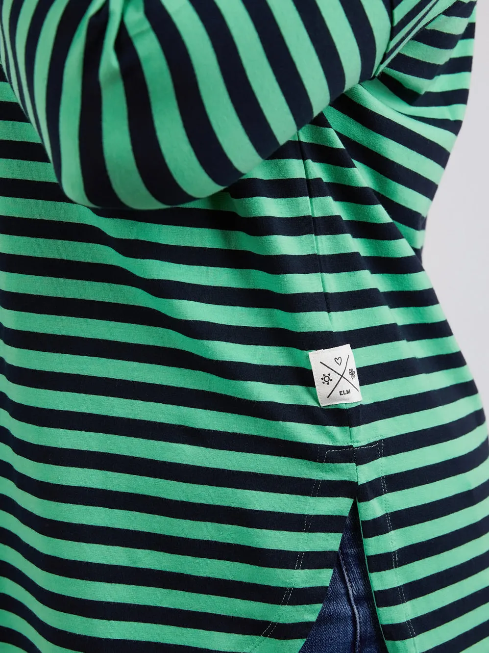 ELM LAUREN LONG SLEEVE STRIPE TEE