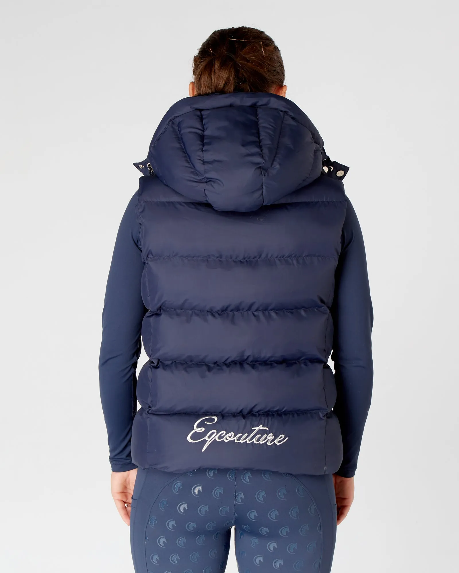 Exclusive Navy Team Gilet - Detachable Hood