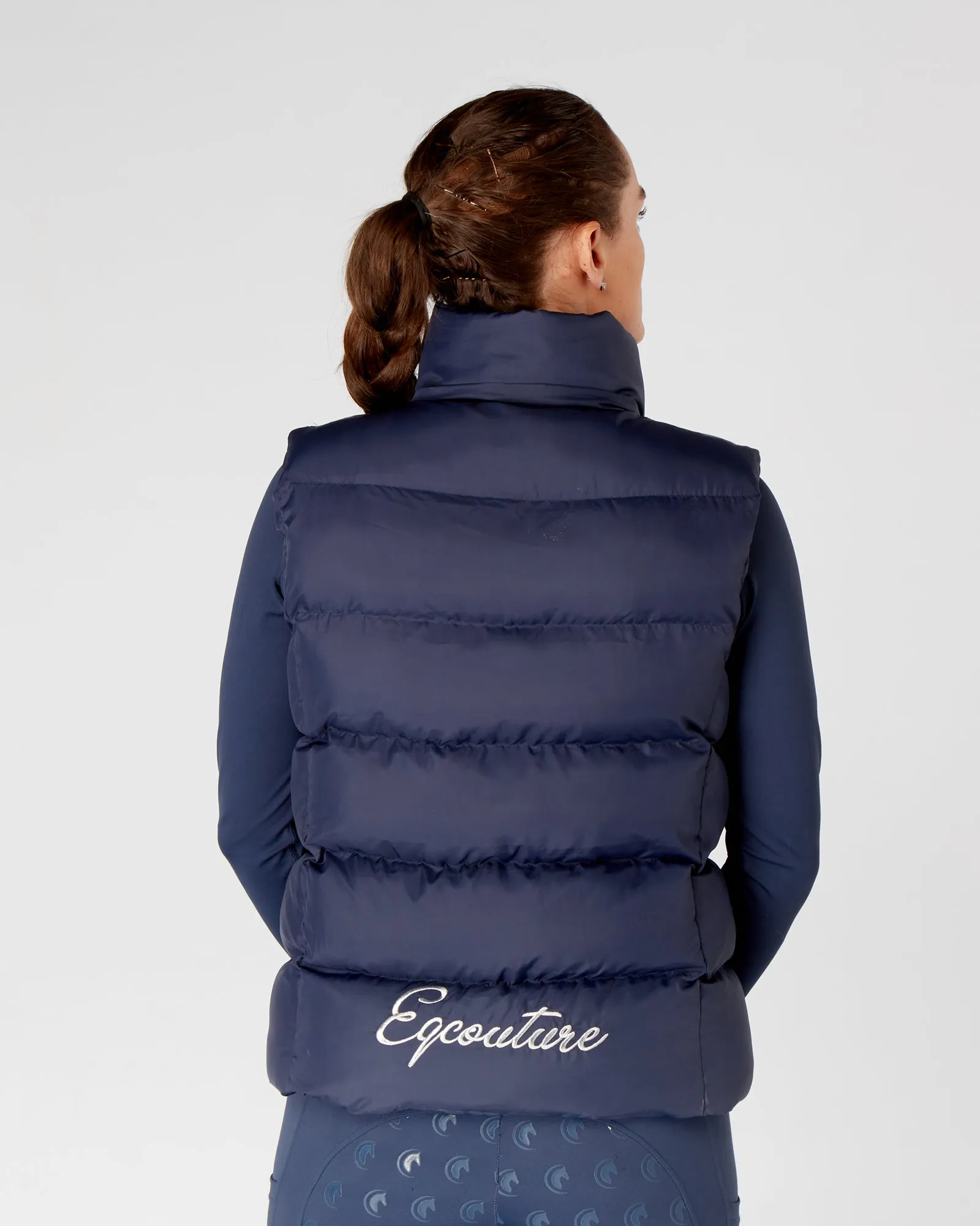 Exclusive Navy Team Gilet - Detachable Hood