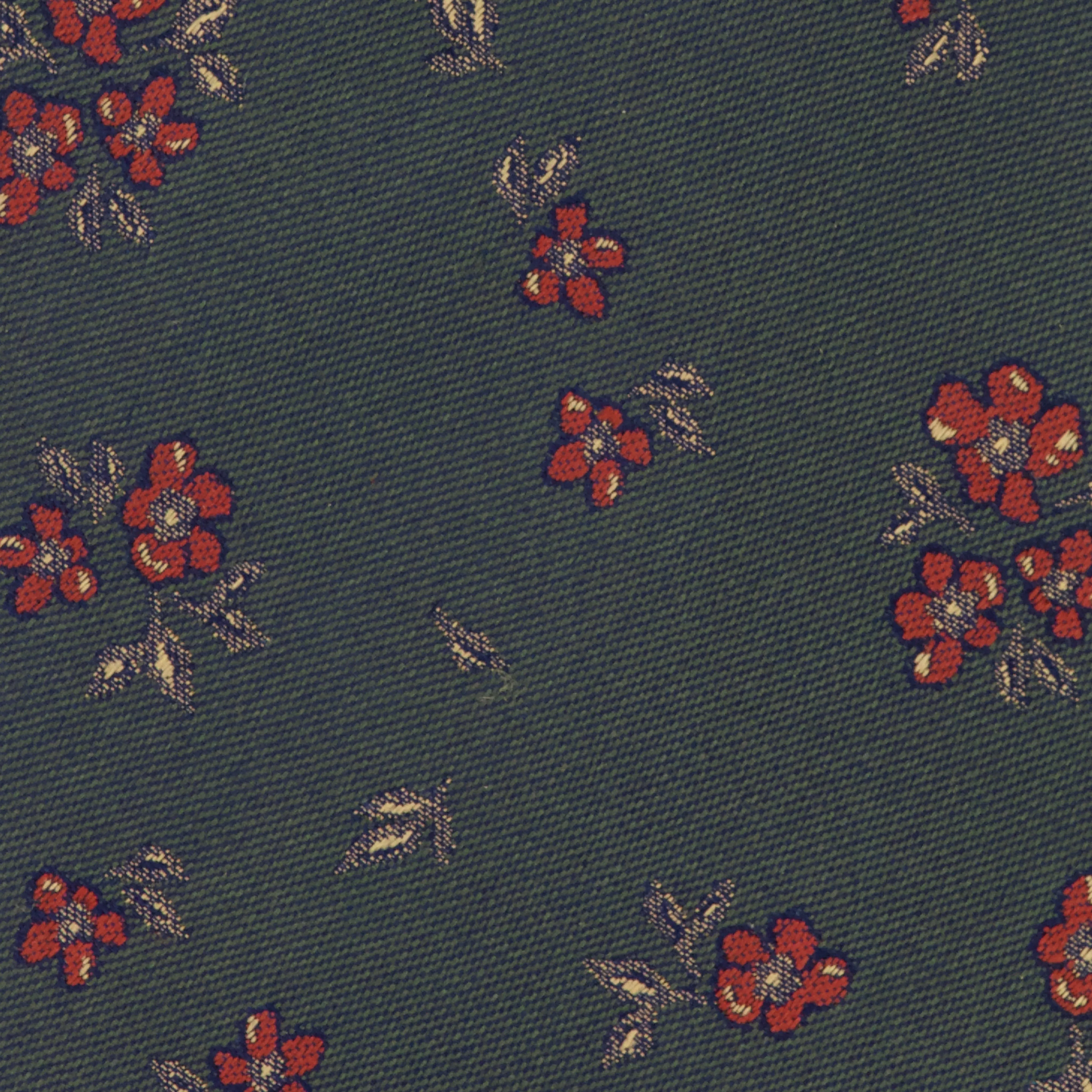 Fall Florals Hunter Green Tie