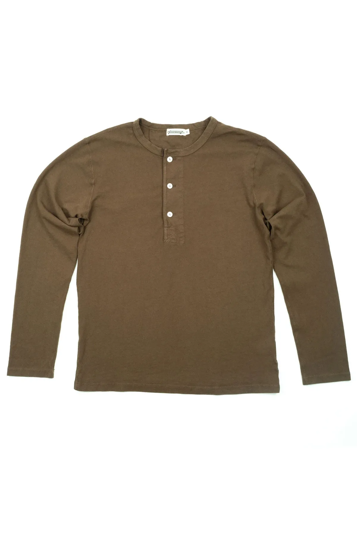 Freenote Cloth - 13 Ounce Henley - Cedar