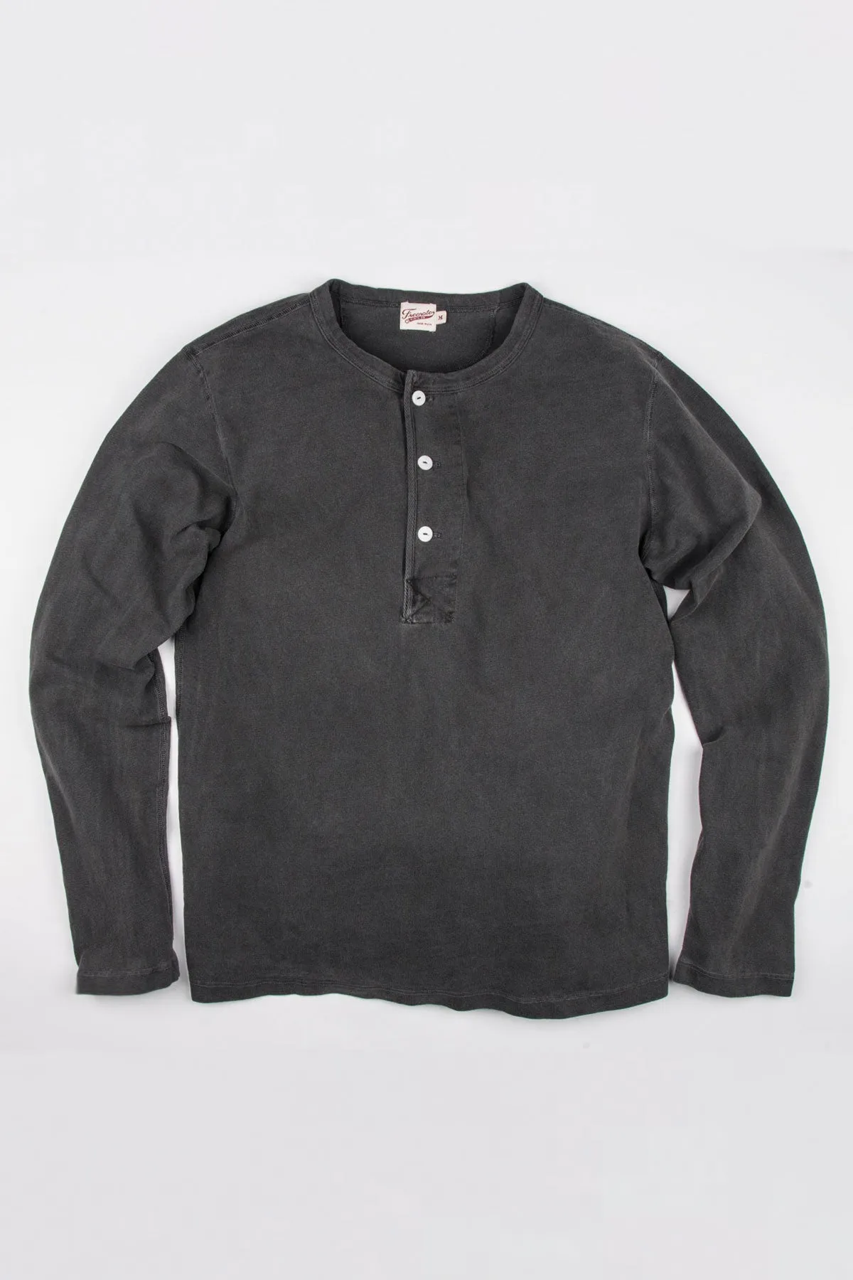 Freenote Cloth - 13 Ounce Henley - L/S Midnight