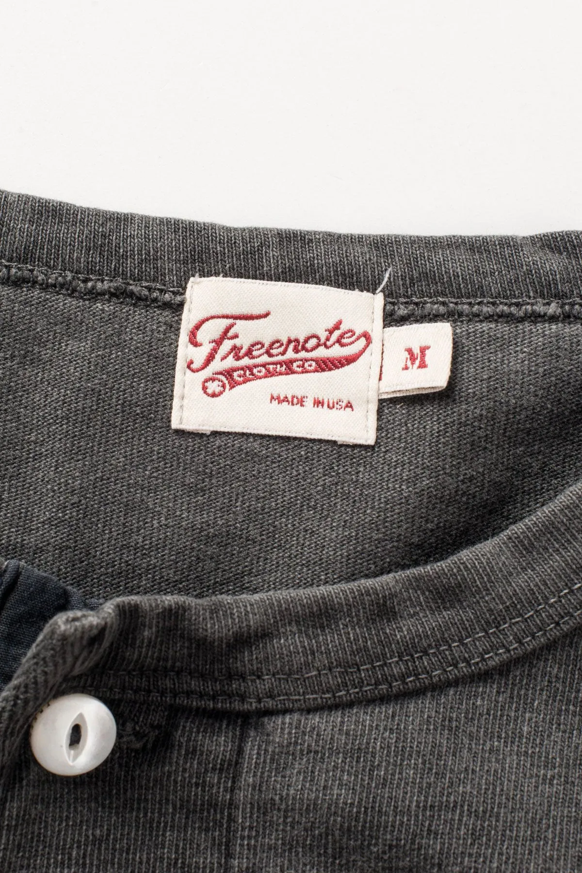 Freenote Cloth - 13 Ounce Henley - L/S Midnight