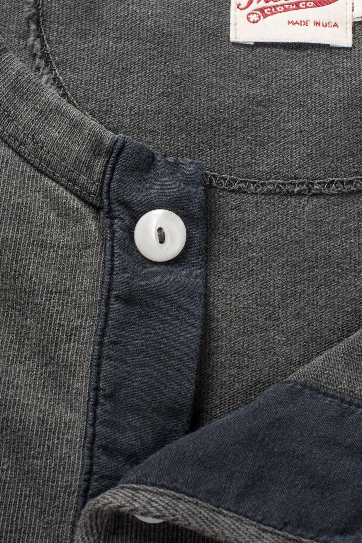 Freenote Cloth - 13 Ounce Henley - L/S Midnight