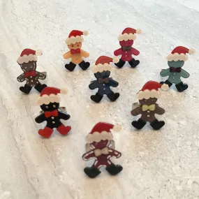 Gingerbread Santa Ring
