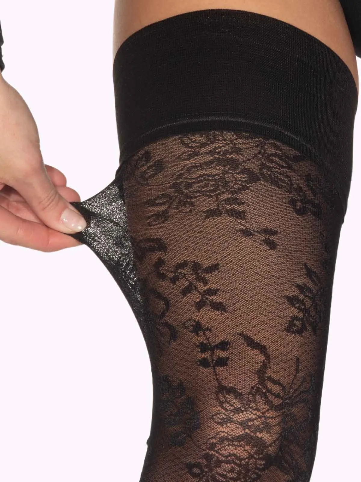 GIOVANNA Italian Lace Thigh Highs