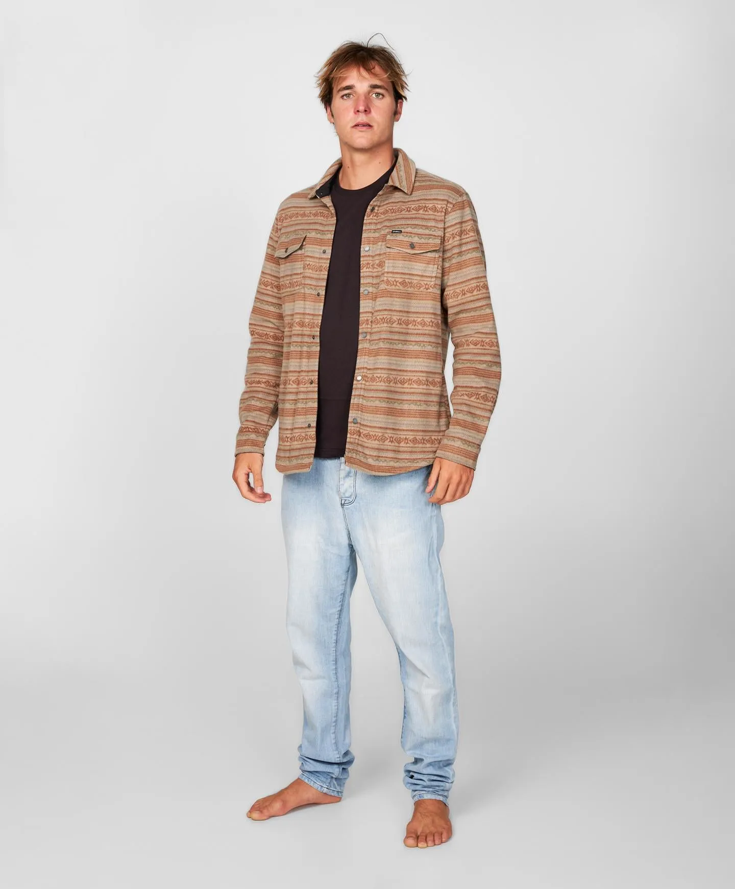 Glacier Overshirt Superfleece - Khaki