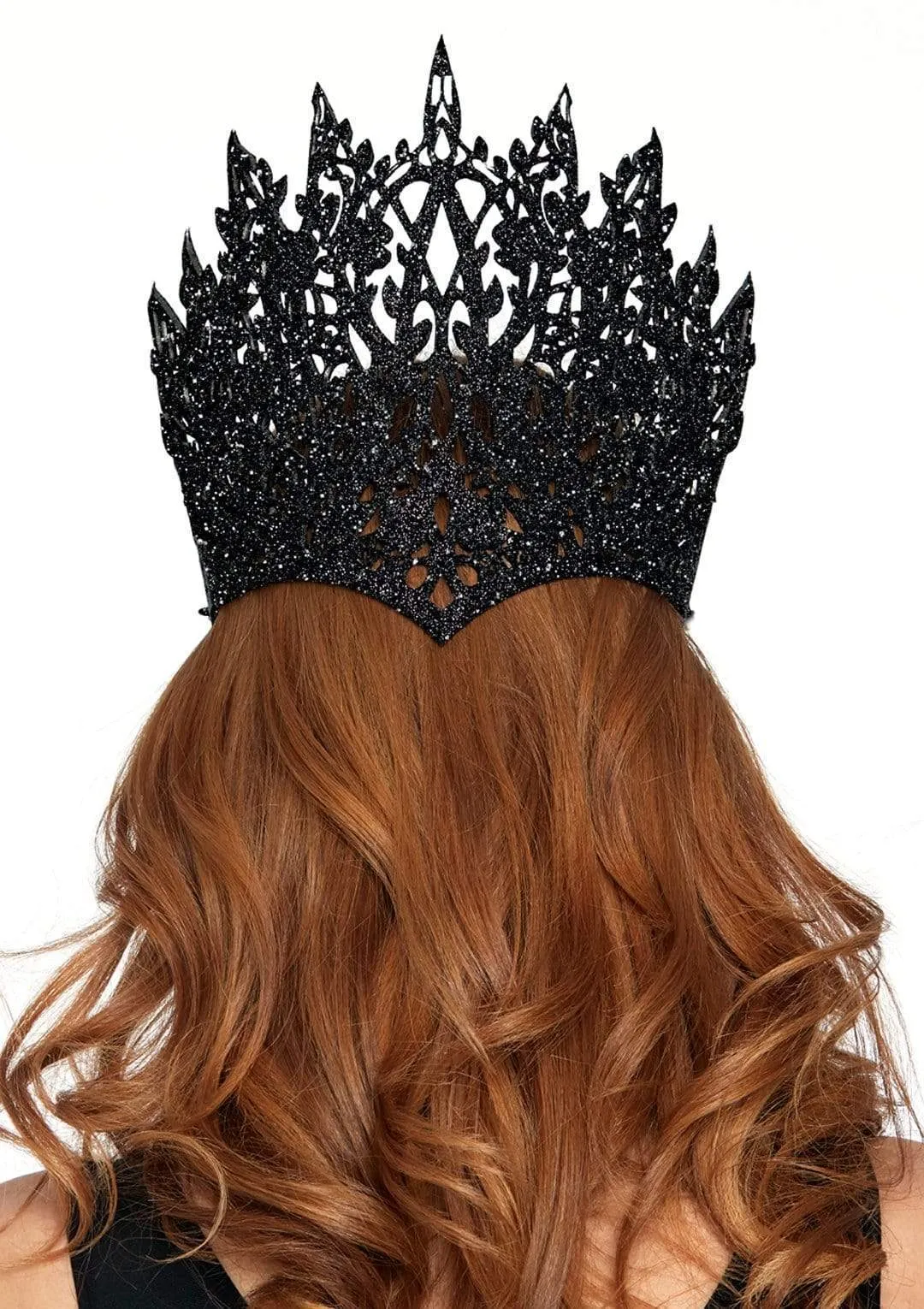 Glitter Die Cut Royal Crown With Jewel Accent