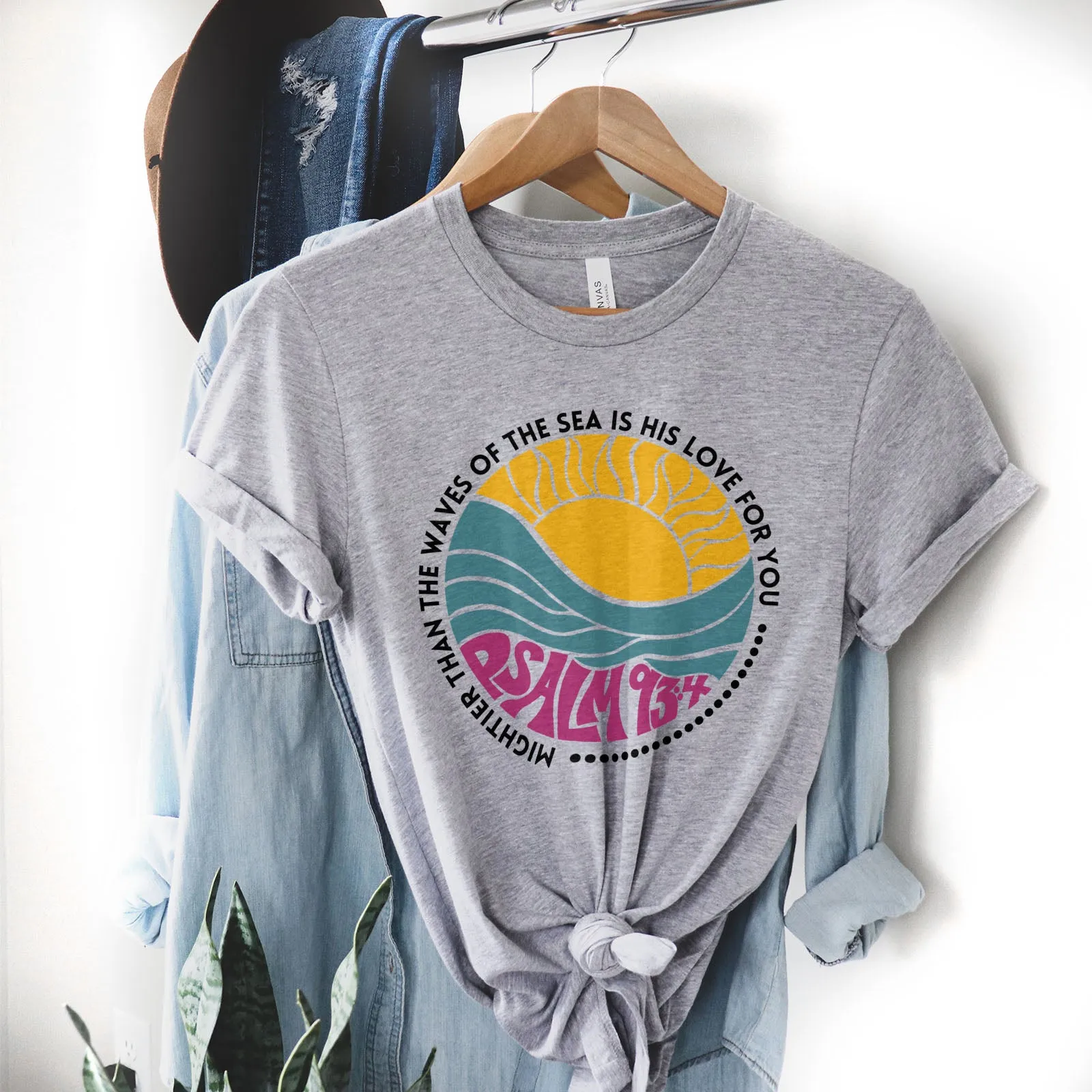 His Love Mightier Than The Waves Tee