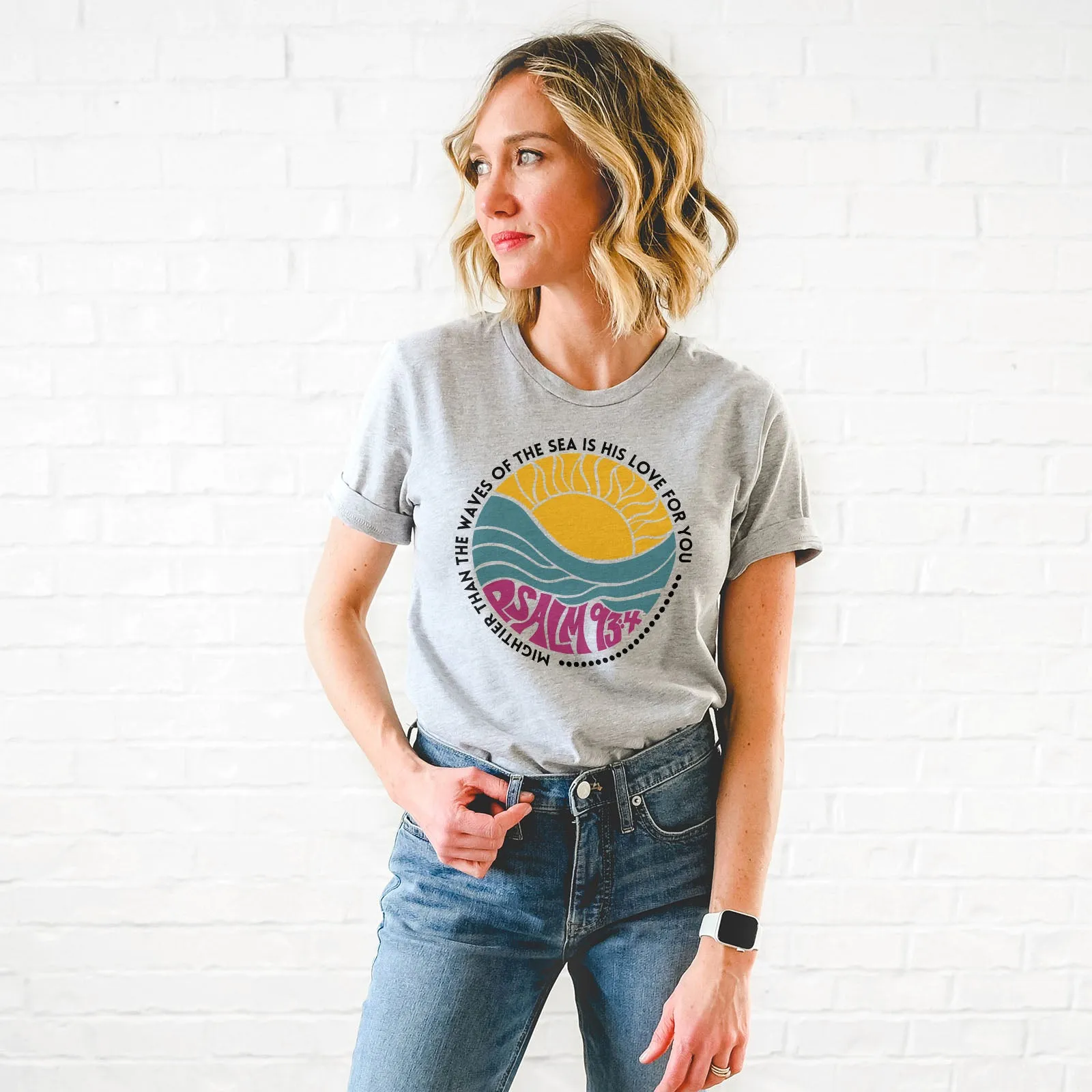 His Love Mightier Than The Waves Tee