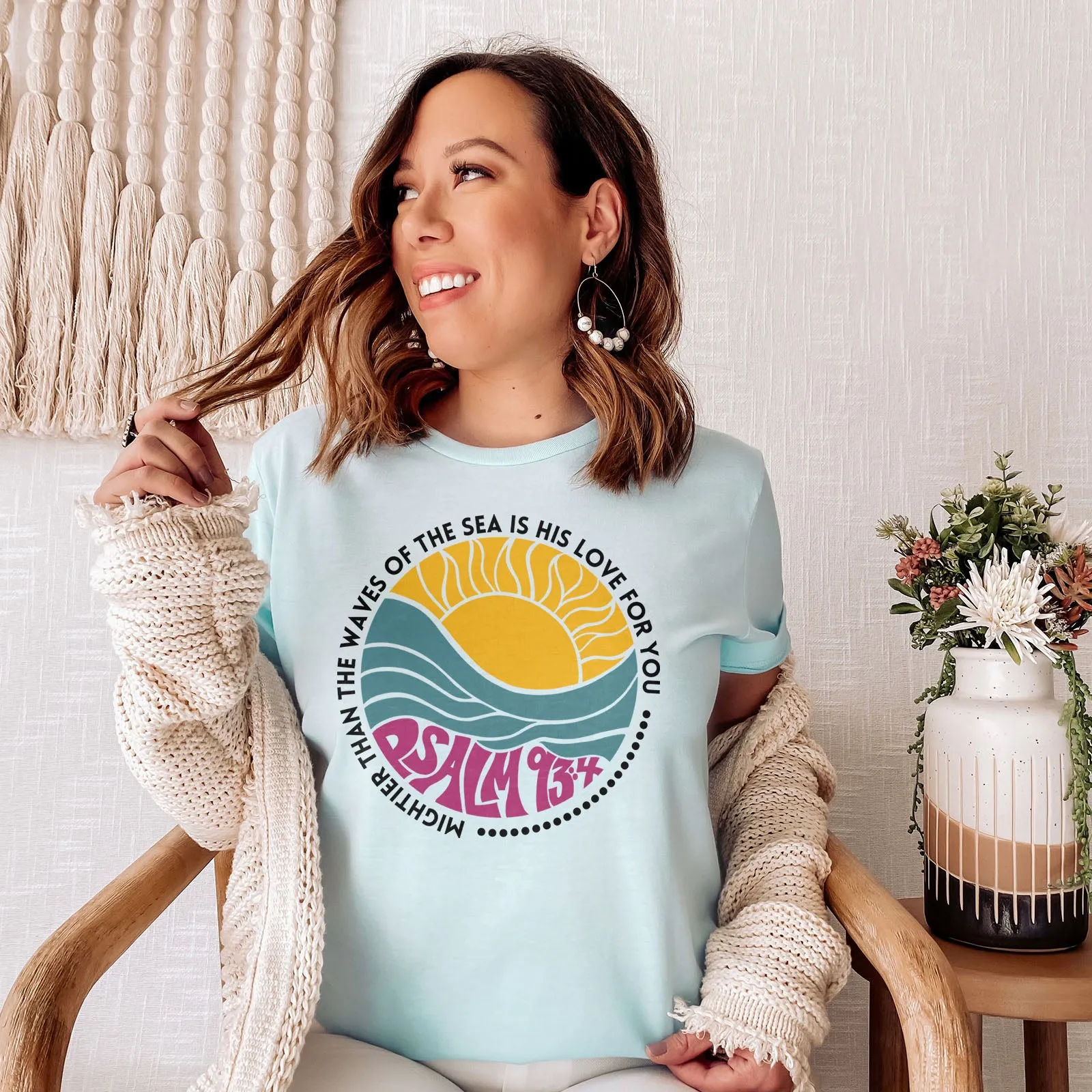 His Love Mightier Than The Waves Tee