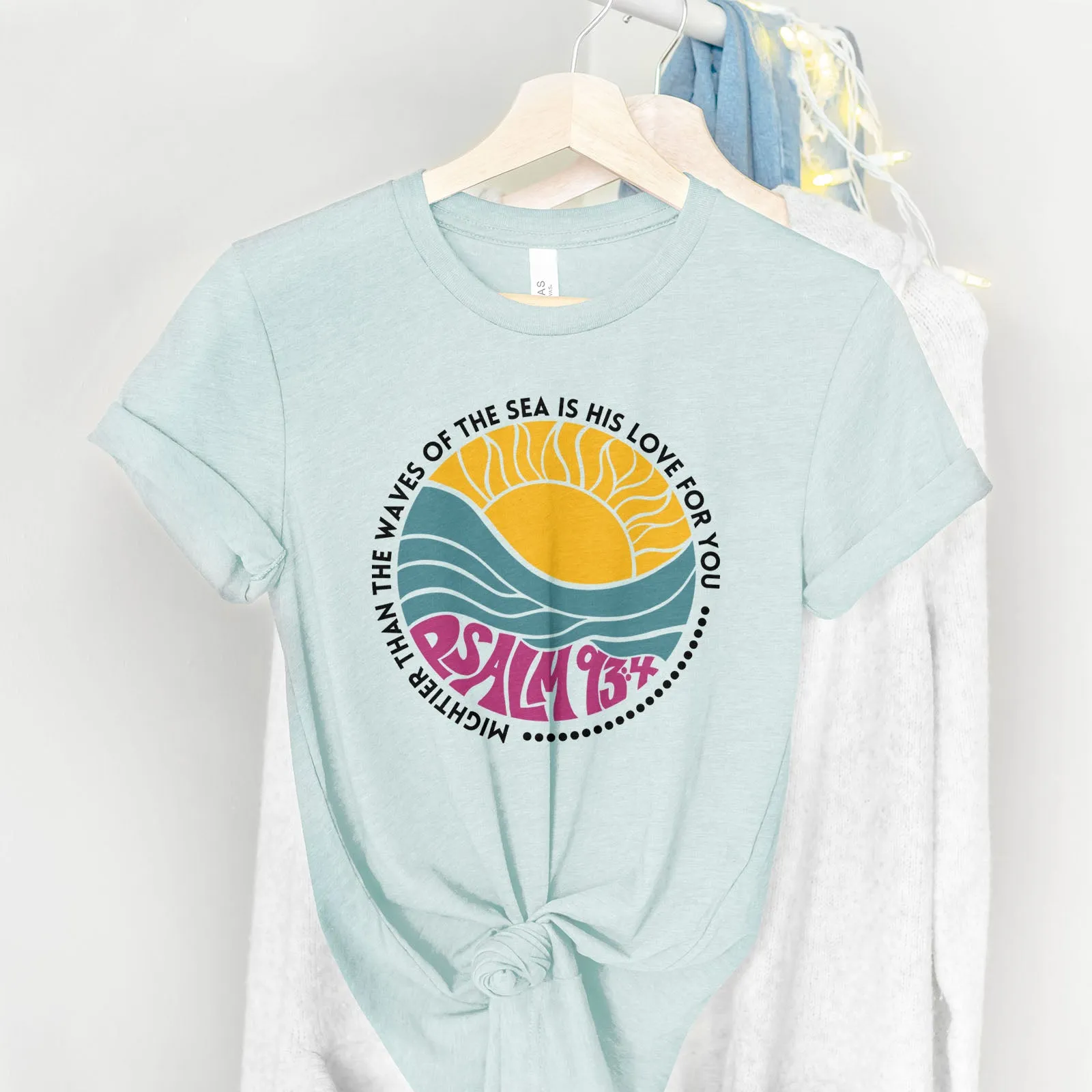 His Love Mightier Than The Waves Tee