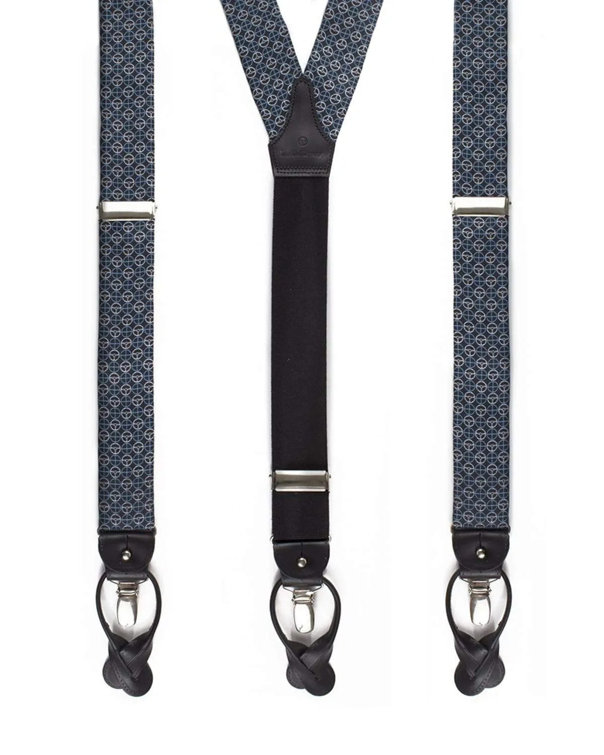 ICON - Silk Braces - Blue/Grey