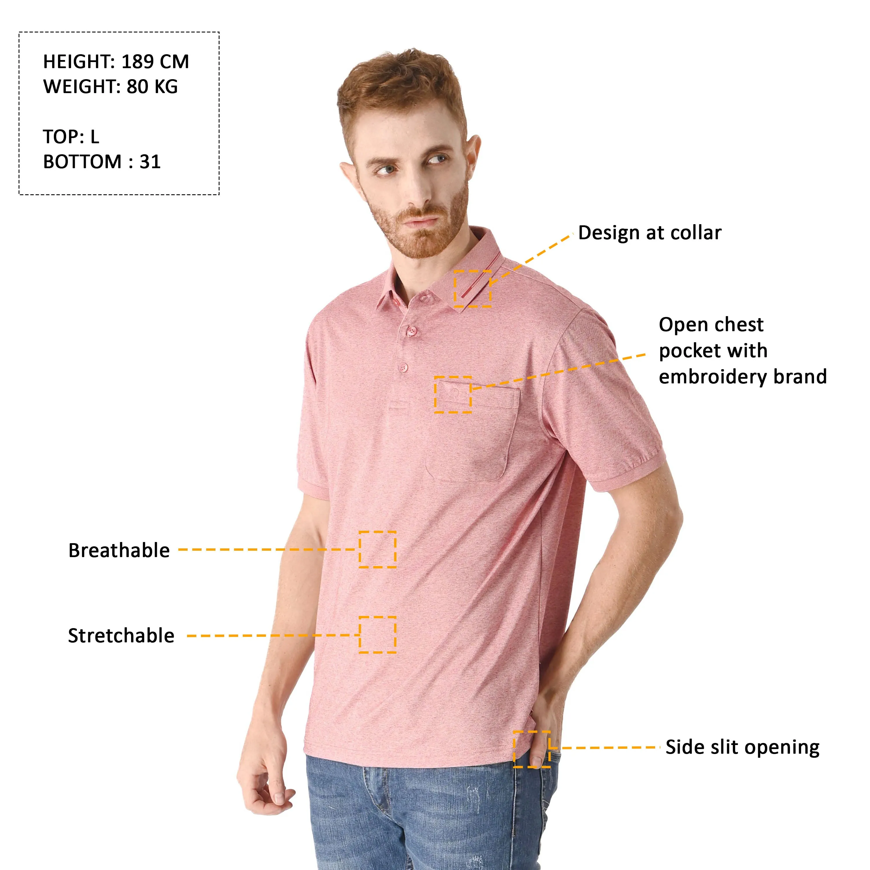 IDEXER MENS POLO T-SHIRT [REGULAR FIT] ID0197