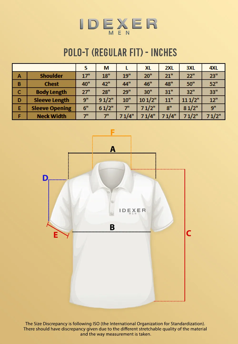 IDEXER MENS POLO T-SHIRT [REGULAR FIT] ID0197