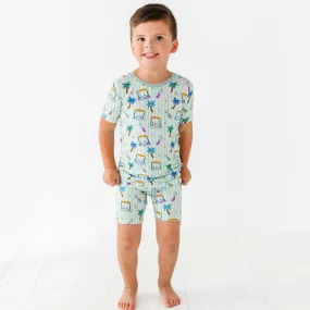 It's Fore O'Clock Somewhere Toddler/Big Kid Pajamas- Short Sleeve and Shorts