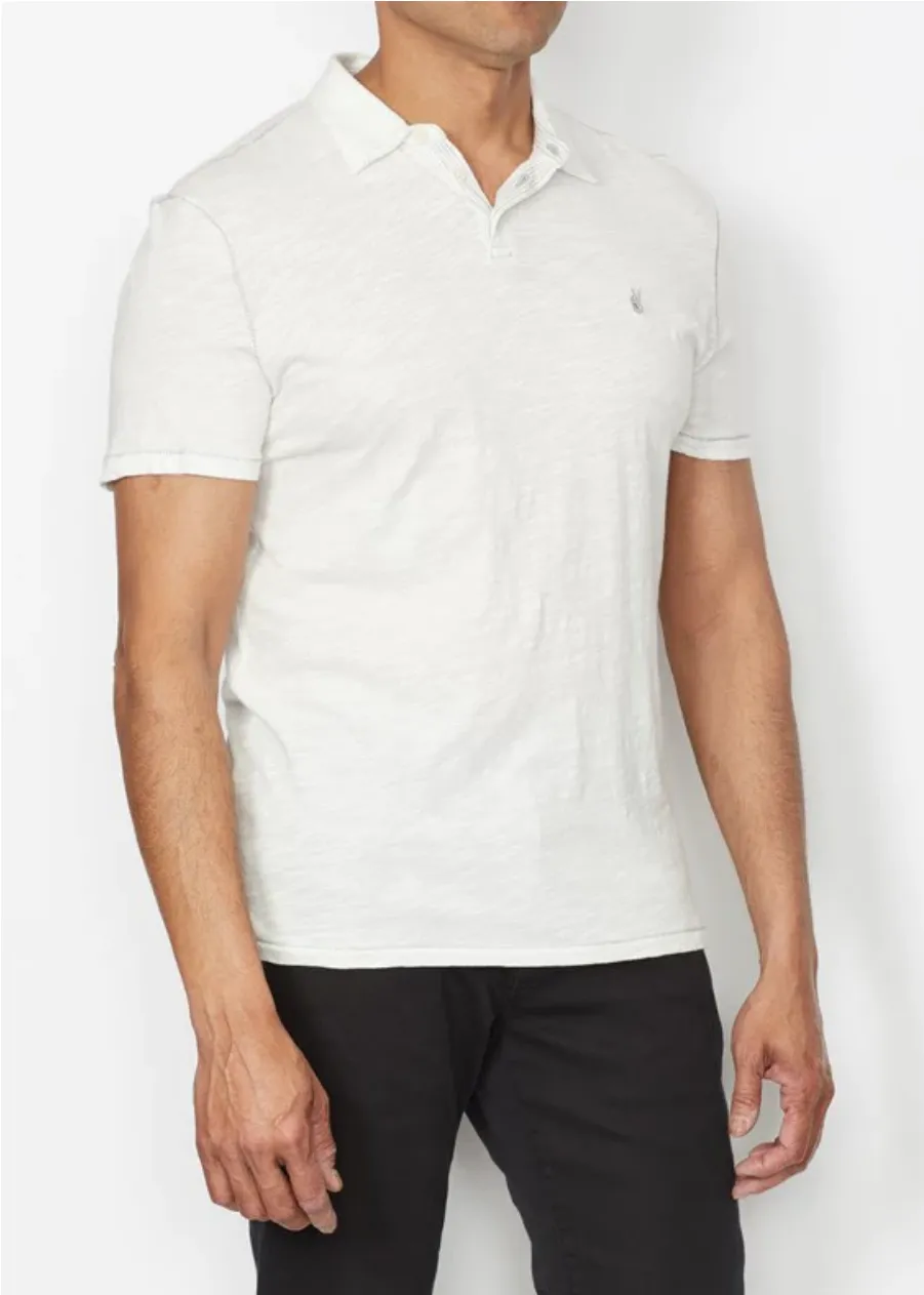 John Varvatos Peace Sign Polo, Salt