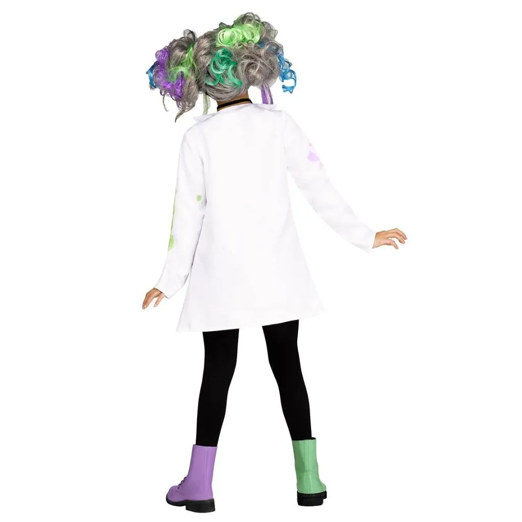 Kids Mad Scientist Costume Halloween Cosplay Outfits