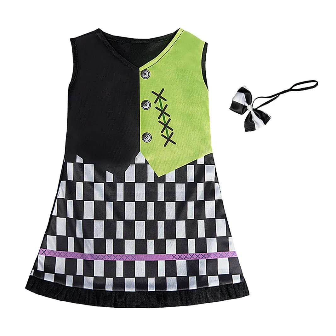 Kids Mad Scientist Costume Halloween Cosplay Outfits