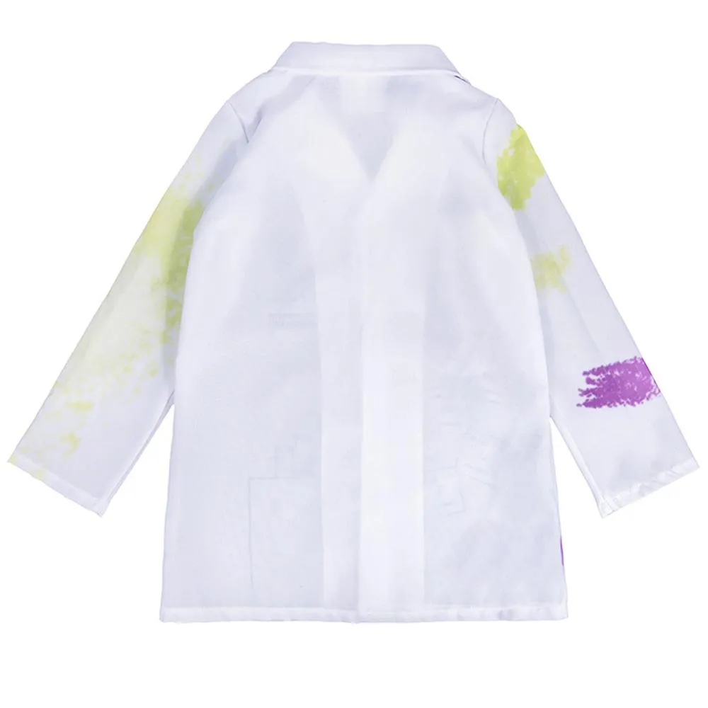 Kids Mad Scientist Costume Halloween Cosplay Outfits