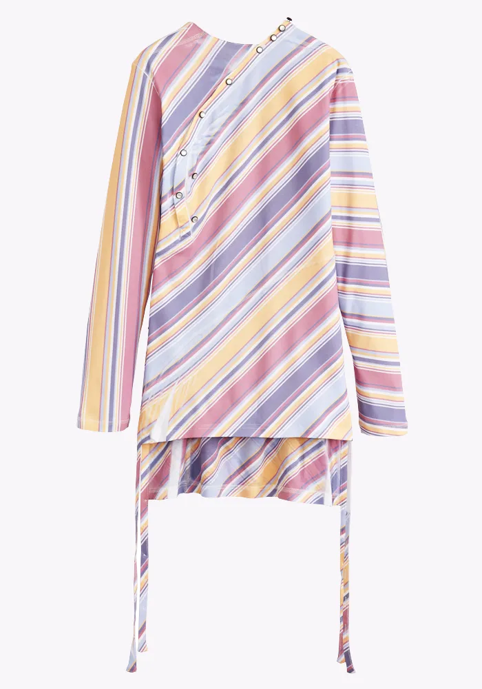 KIKO KOSTADINOV x LEVI'S 000GO-0000 PANDRA HENLEY T-SHIRT MULTI STRIPE (New season FW24)