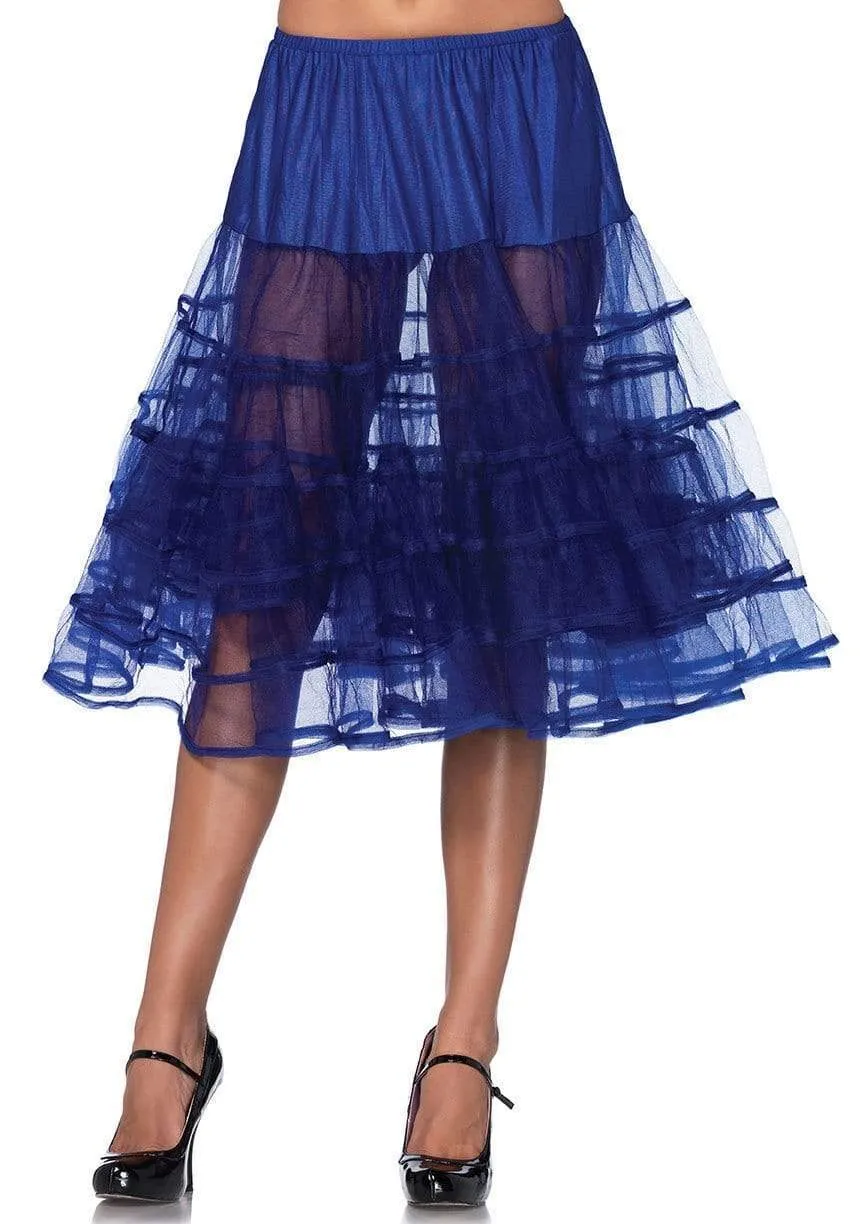 Knee Length Layered Petticoat Costume Skirt