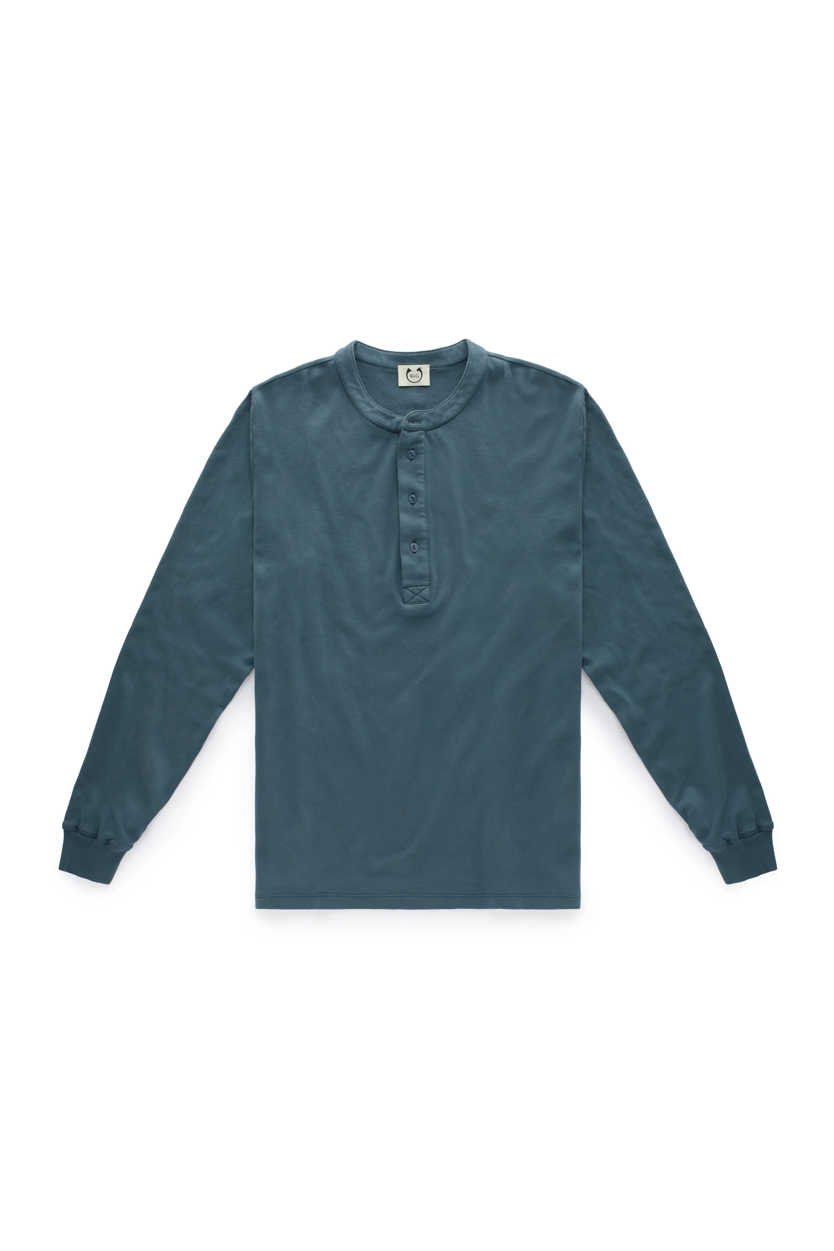Mantella Long Sleeve Henley Dark Slate