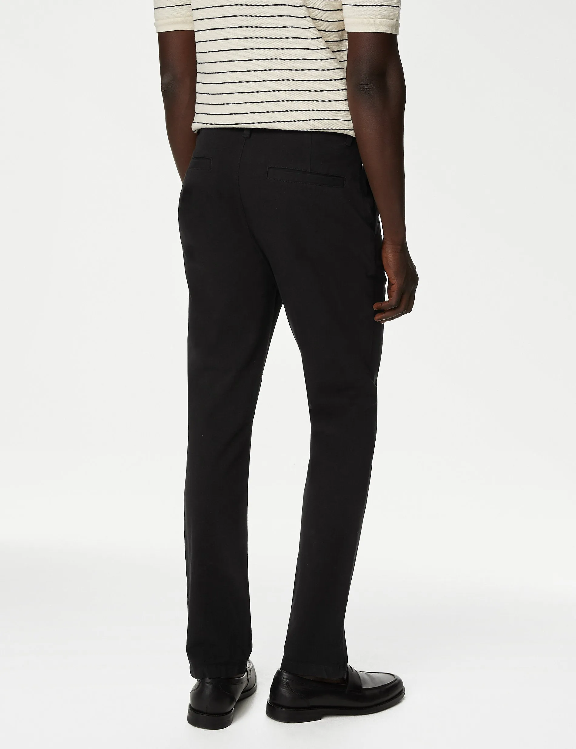 Marks & Spencer Ultimate Fit Slim Chinos, Black