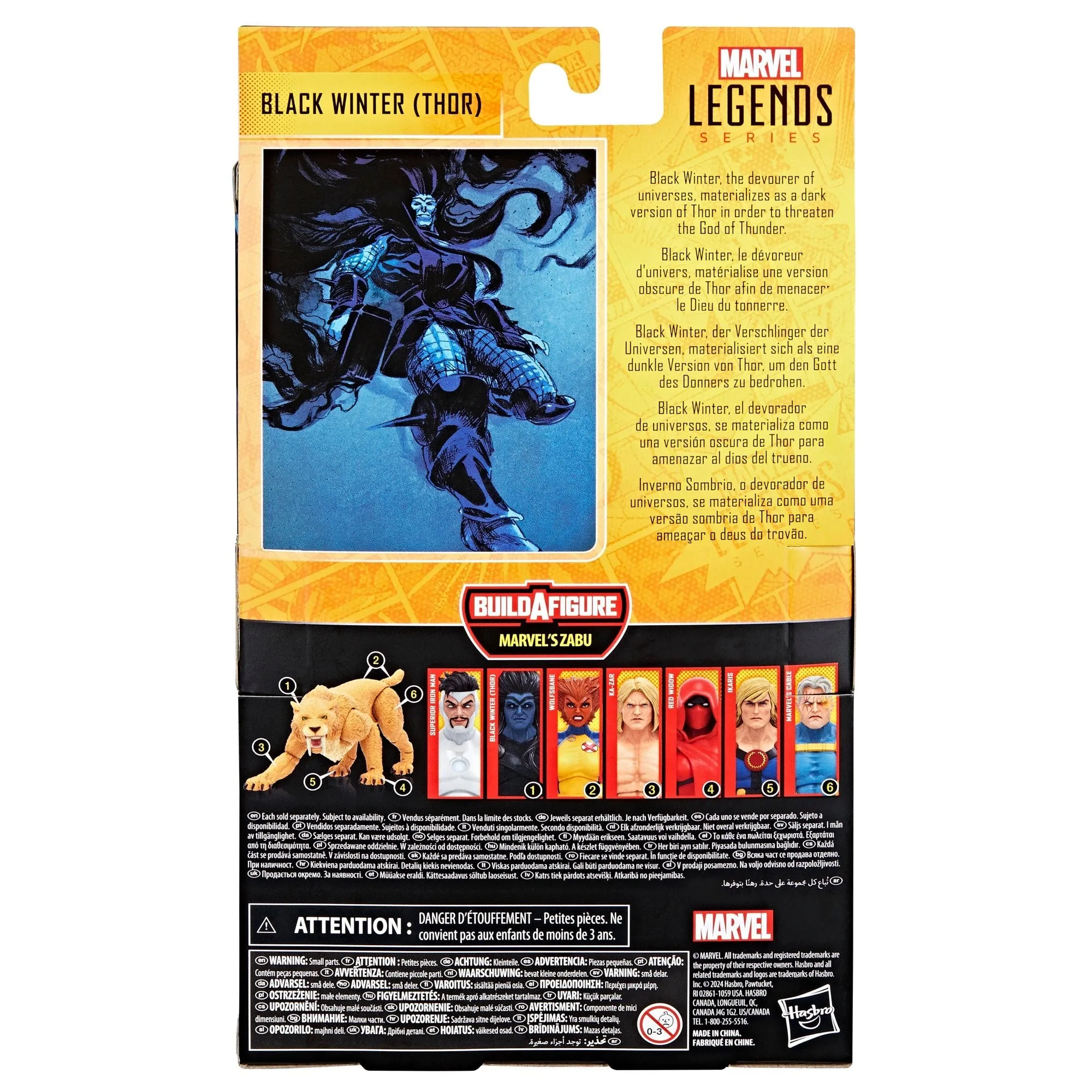 Marvel Legends Black Winter (Zabu BAF)