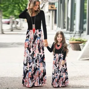 Matching Family Outfit - Mummy & Daughter Long Dress