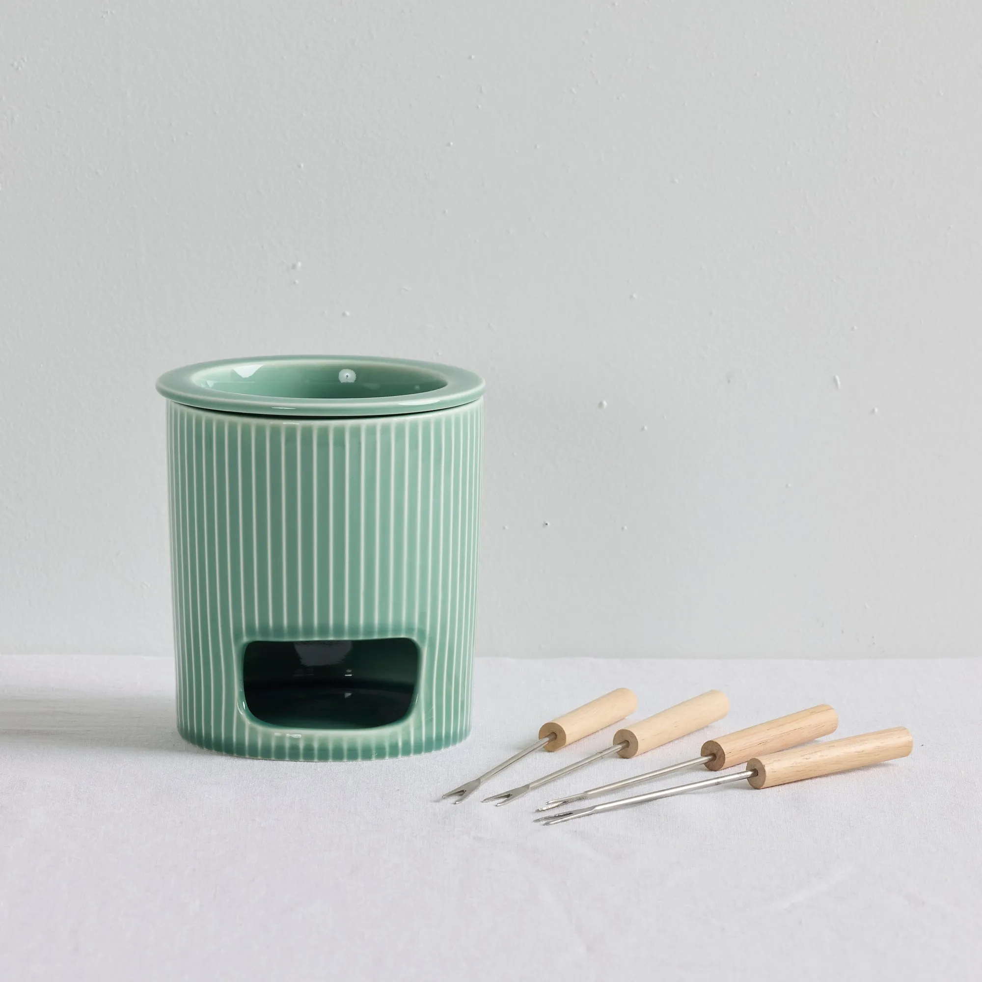Melt Fondue Set - Light Green