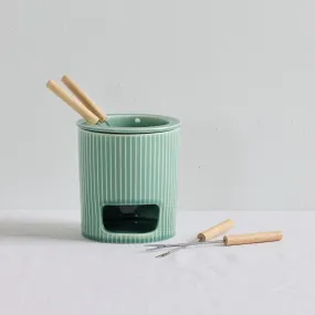 Melt Fondue Set - Light Green