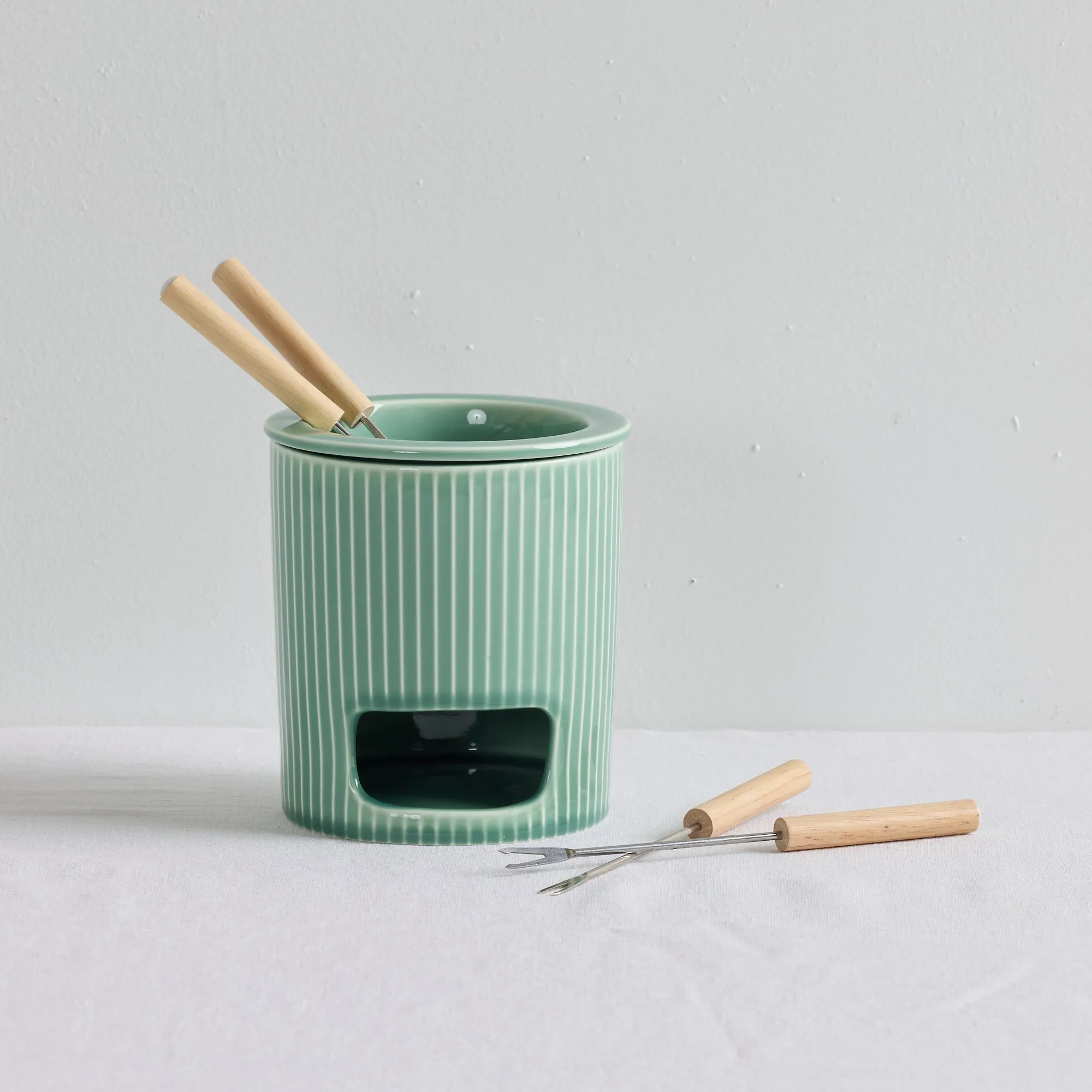 Melt Fondue Set - Light Green
