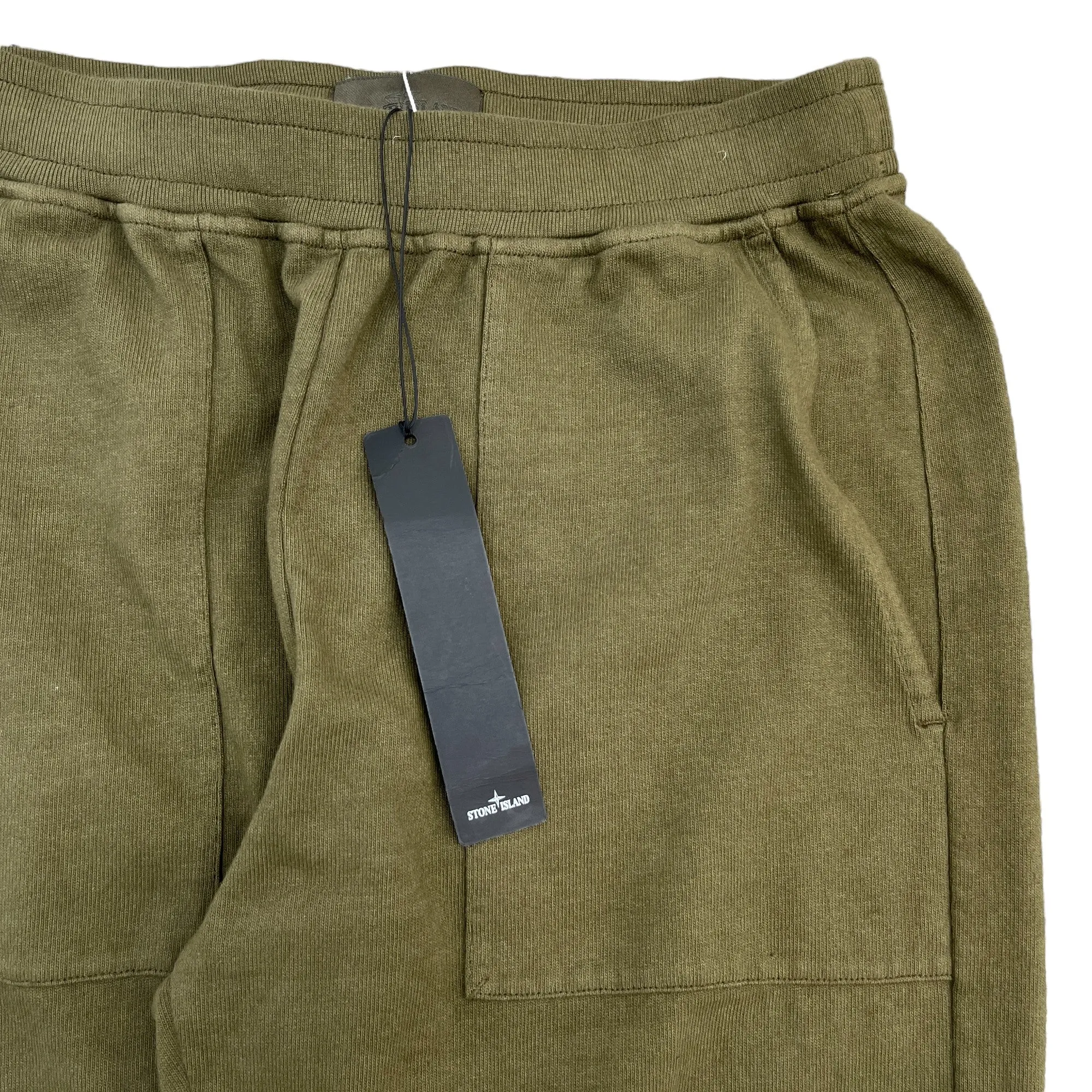 Men's Applique Logo Joggers Khaki Size M